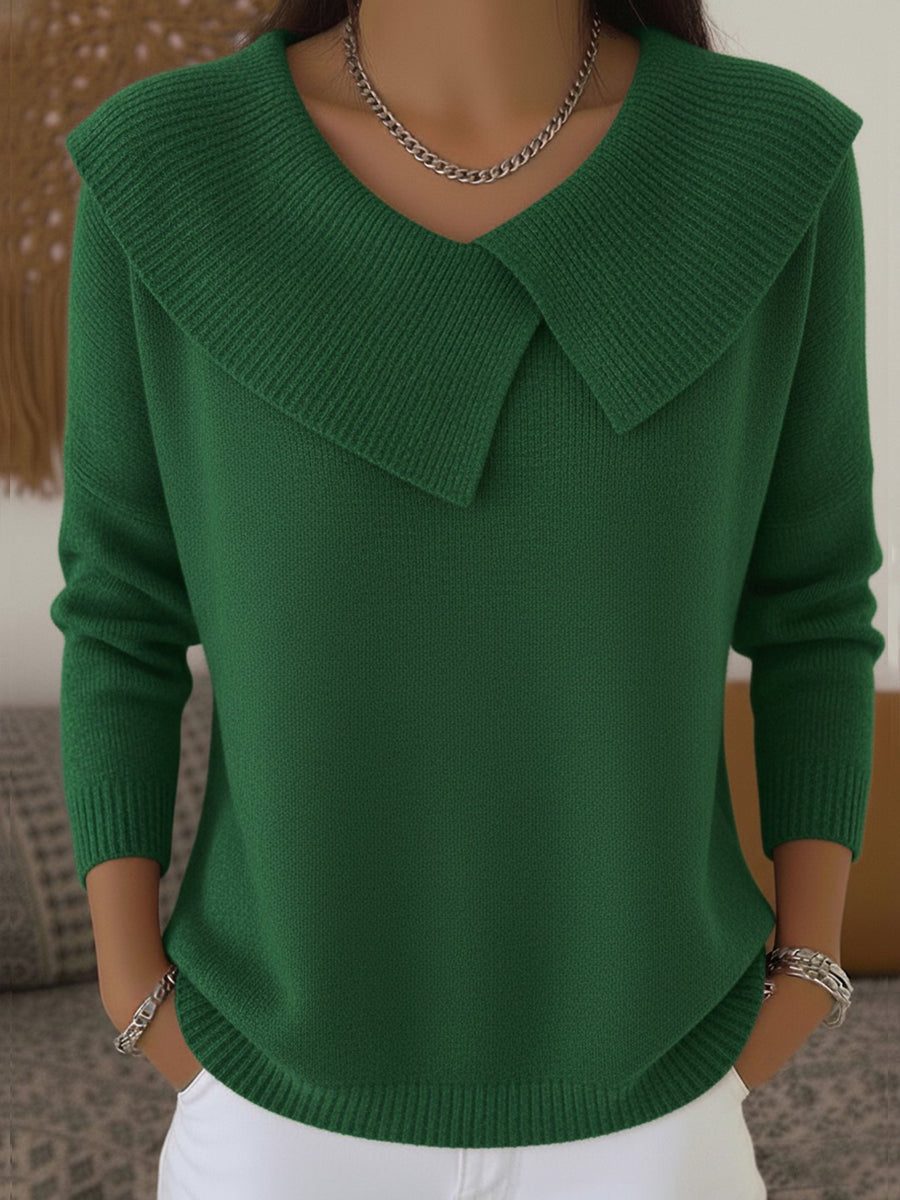 Hibernia | Warm Sweater with Soft Collar