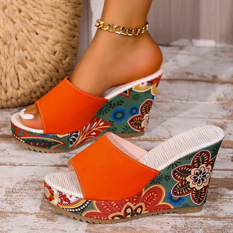 Aria Wedge Sandals