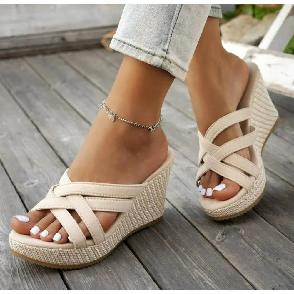 Adeline Crisscross Wedge