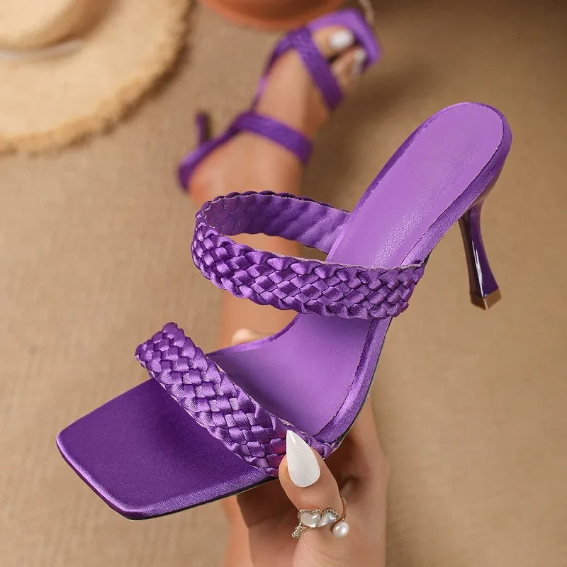 Naomi Braided Heels