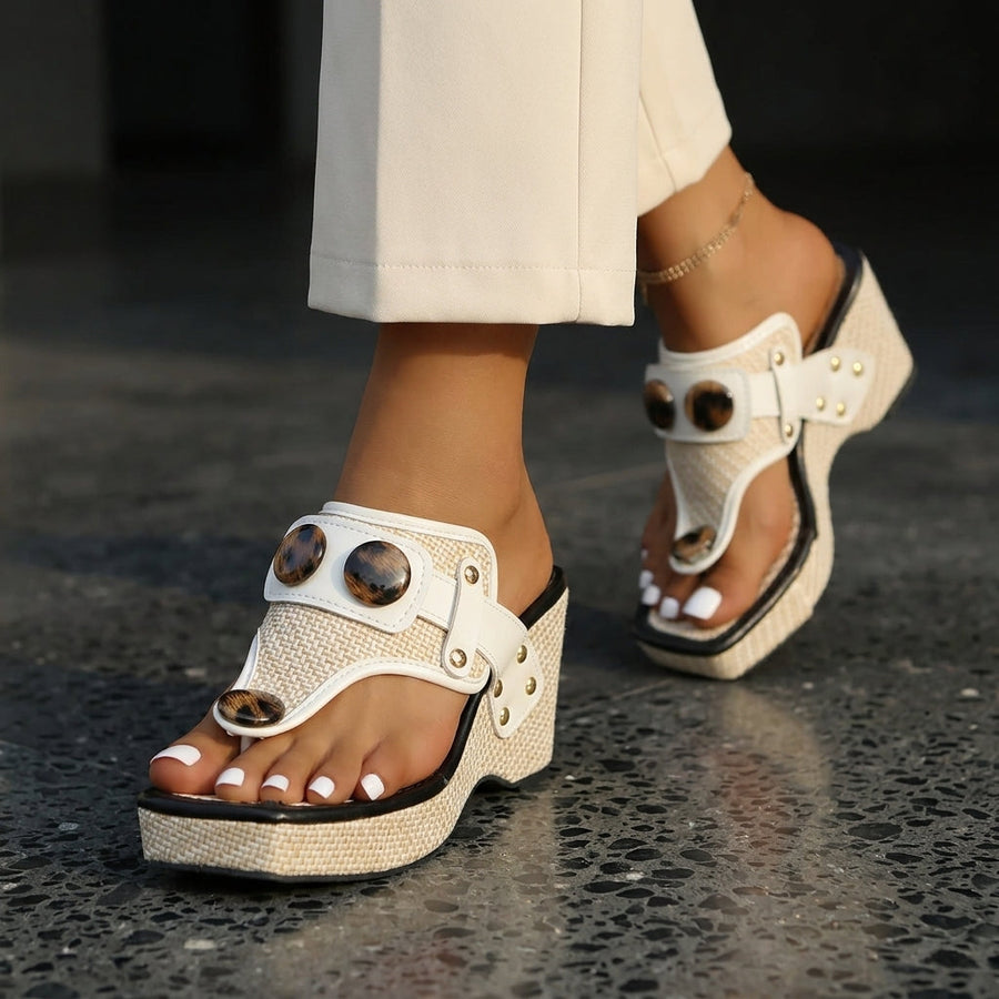 Elena Wedge Sandals