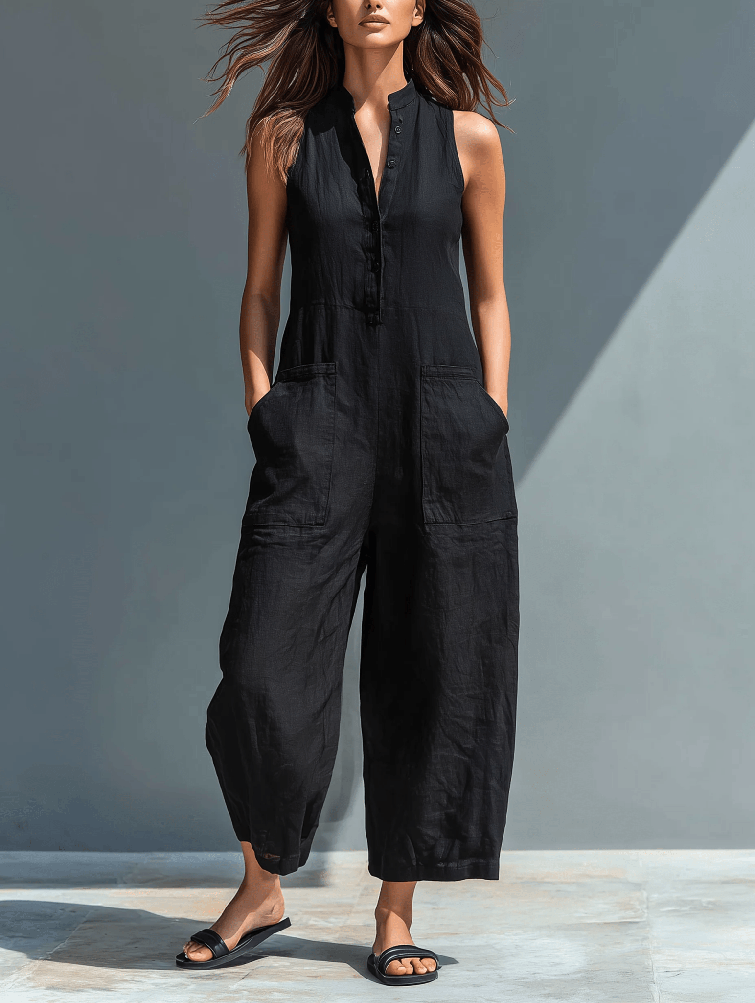 Adele™ | Minimalist Sleeveless Jumpsuit
