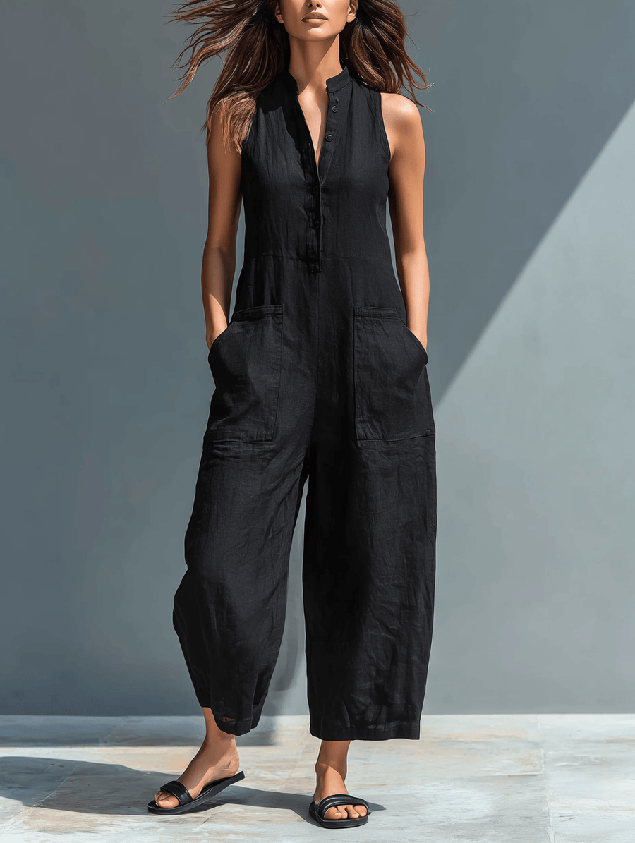 Adele™ | Minimalist Sleeveless Jumpsuit